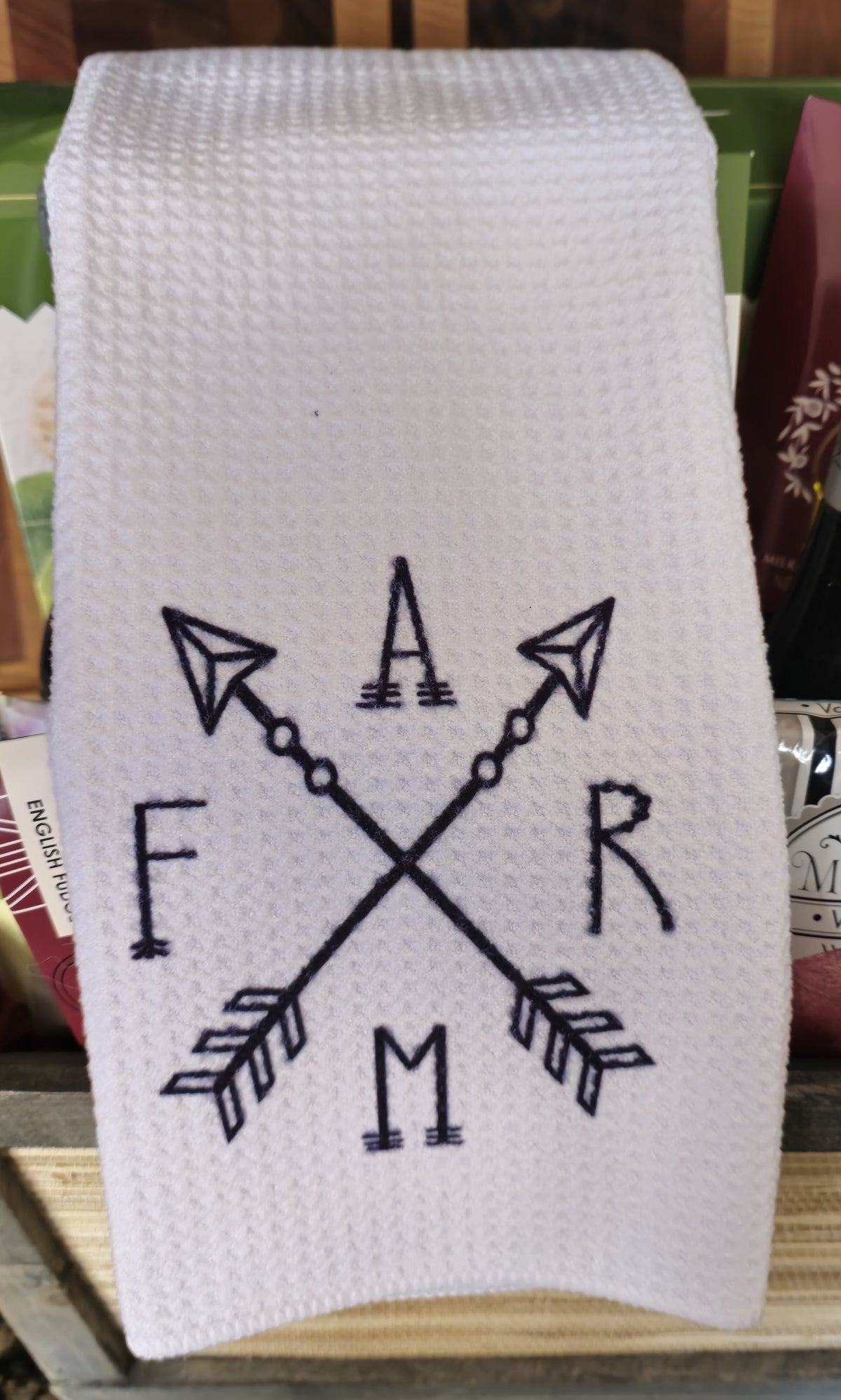 24 x 16" Dish Towel (Farm & Arrow Design 3)