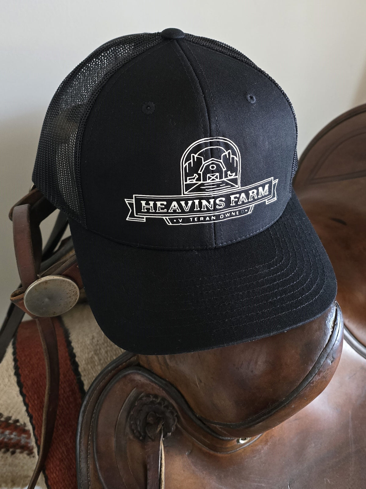 Black on Black Trucker Hat