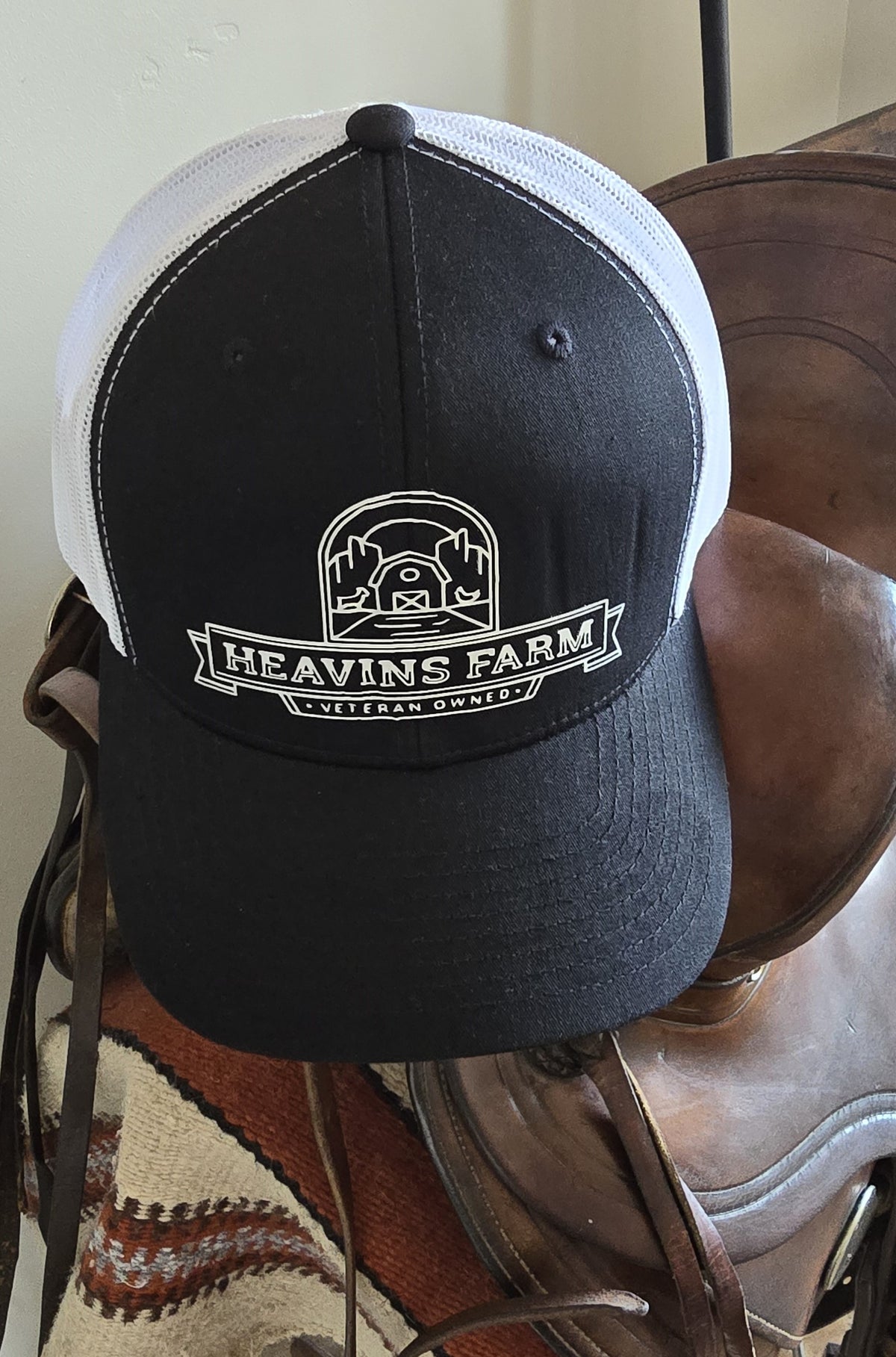 Black and White Trucker Hat