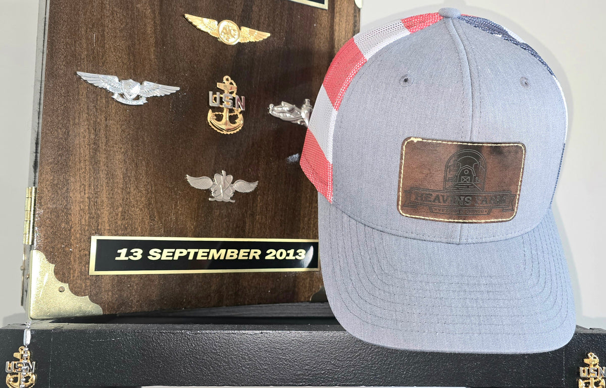 American-Made Heavin's Farm Supporter Hat | Stylish Patriotic Headwear