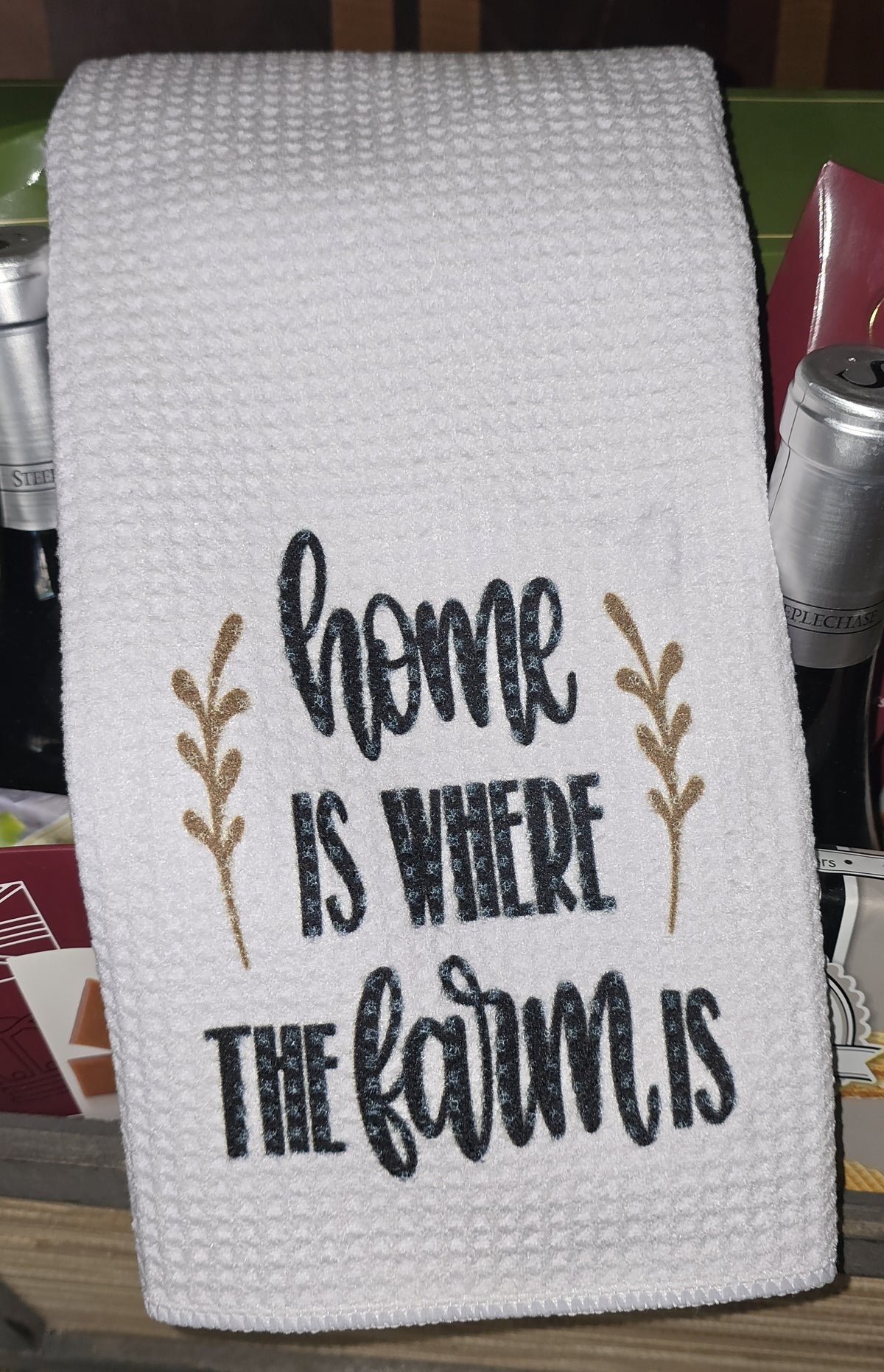 24 x 16" Dish Towel (Home Is Where the Farm Is)