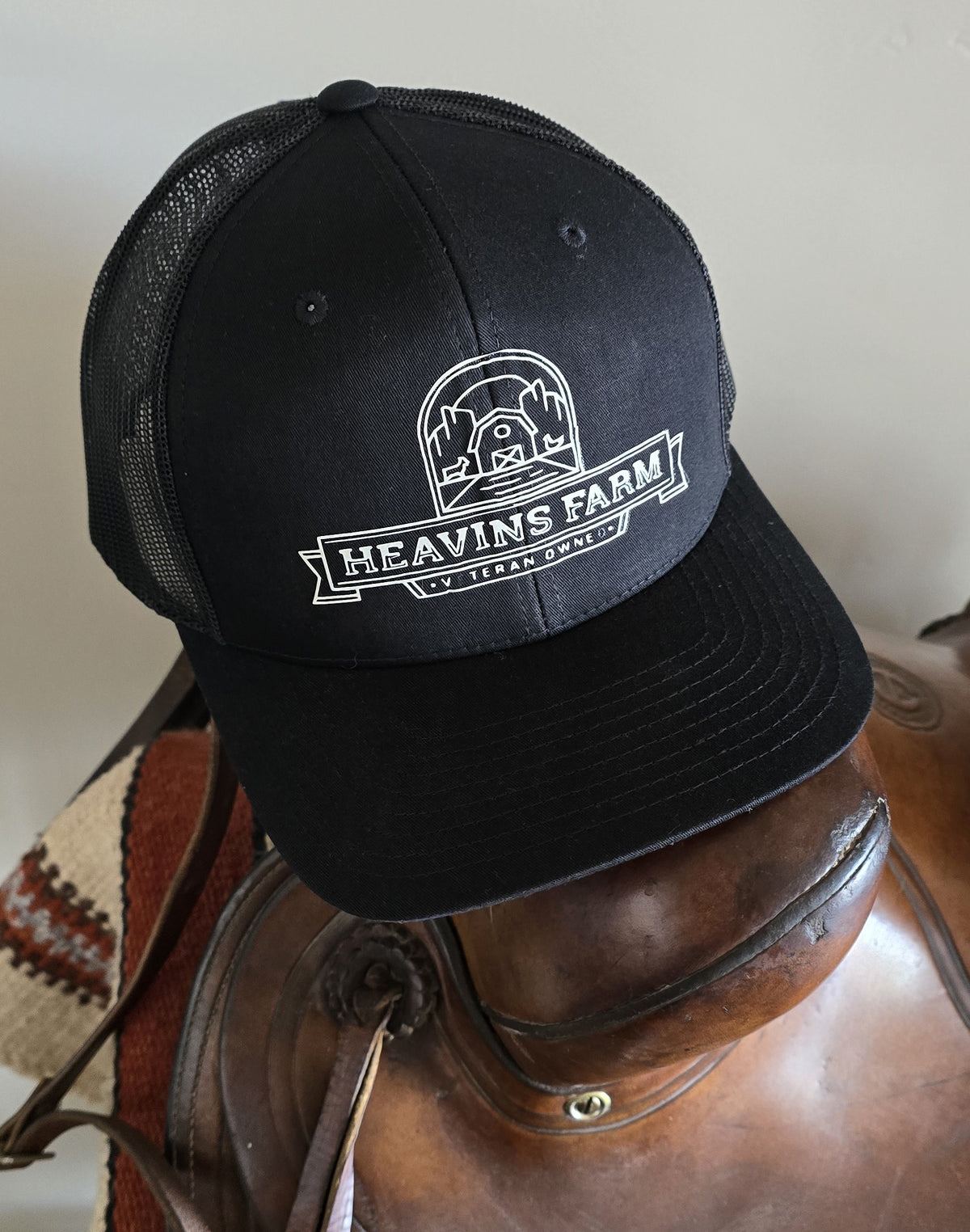 Black on Black Trucker Hat