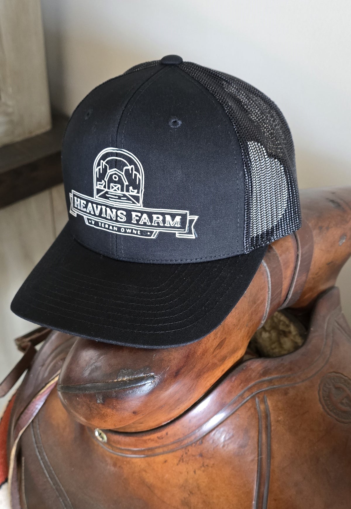 Black on Black Trucker Hat