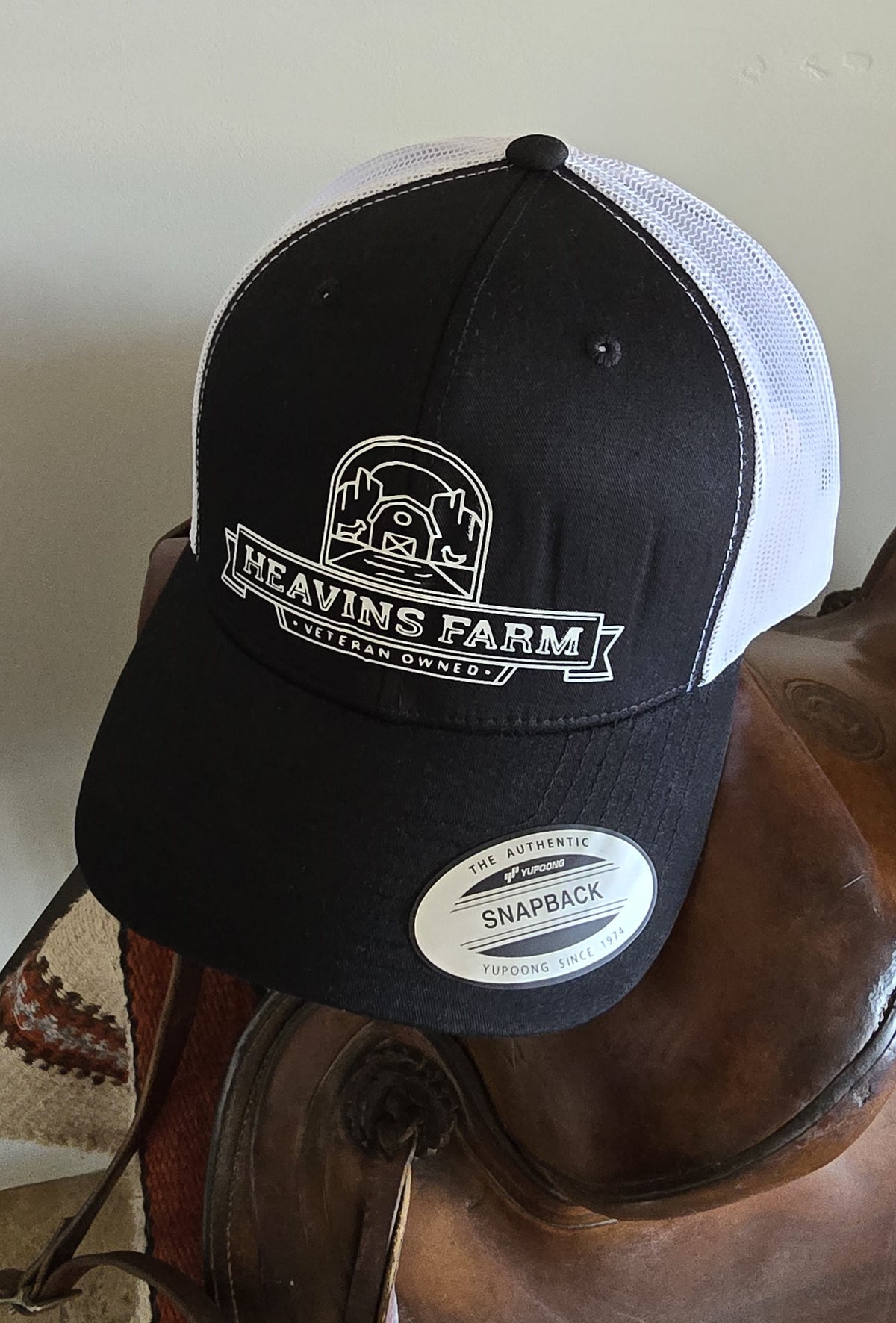 Black and White Trucker Hat