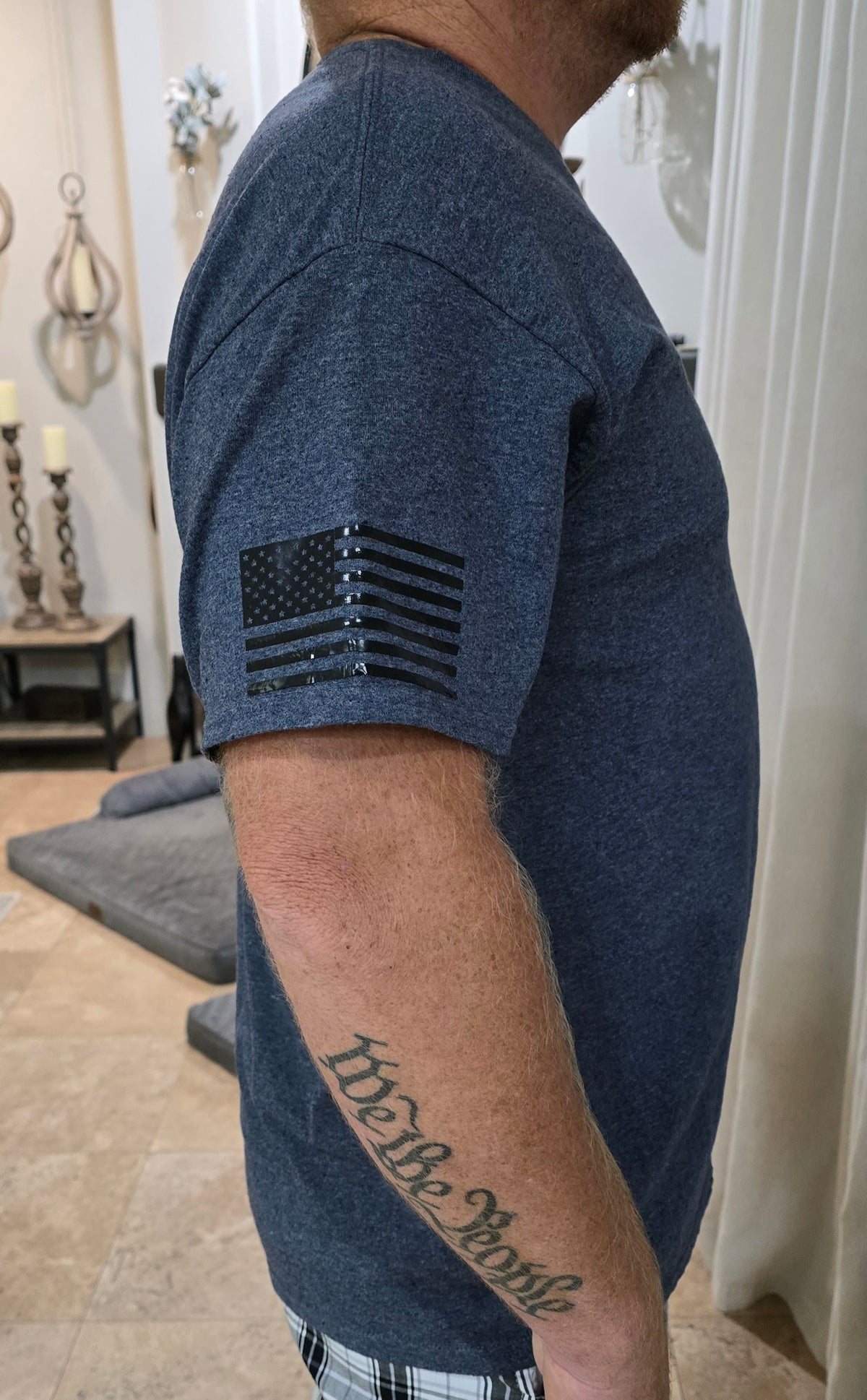 Men's T-Shirt (Heather navy)