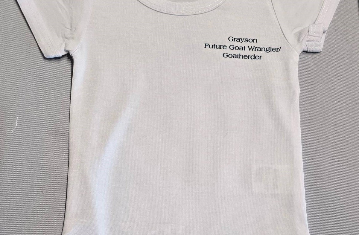 Toddler T-shirt "Personalized Future Goat Wrangler/Goatherder"