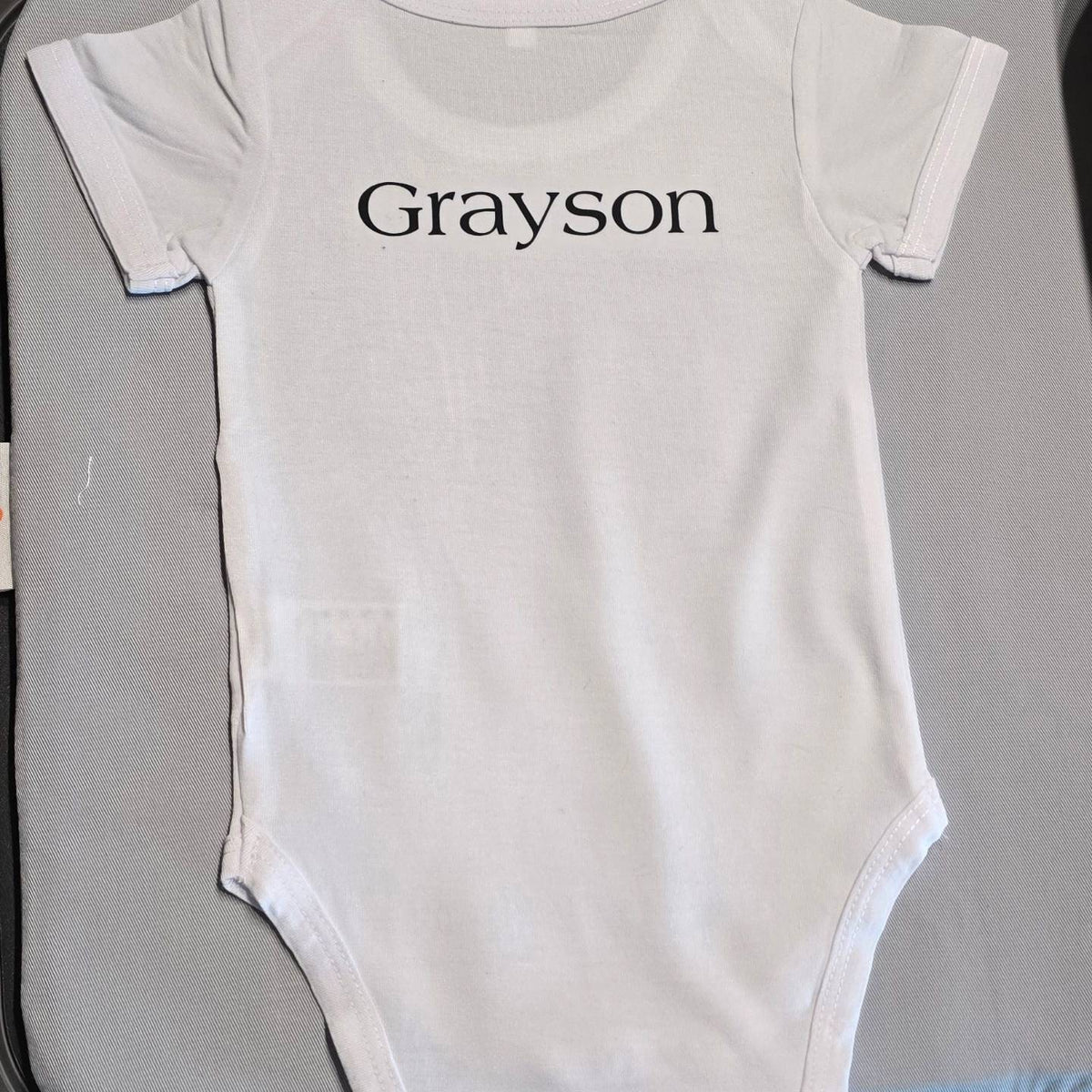 Baby Onesie (Heavin's Farm Kid)