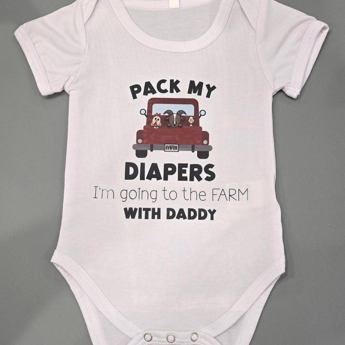 Baby Onesie (Pack My Diapers)